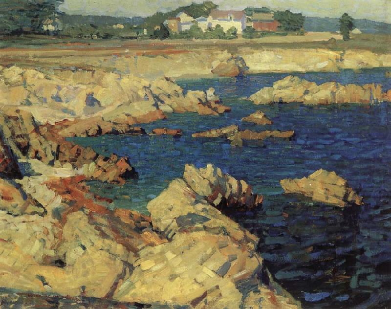 Ernest Bruce Nelson Pacific Grove Shortlime china oil painting image